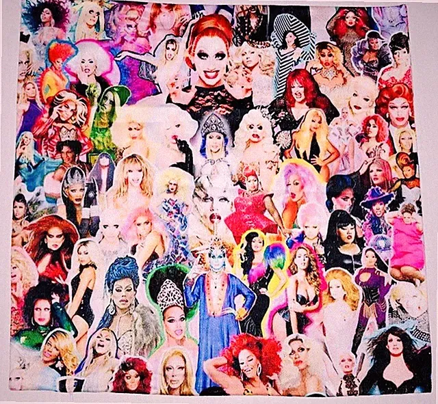 Drag Queens Pillow Cover “Rupaul’s Drag Race” LGBT Pride square throw pillowcase
