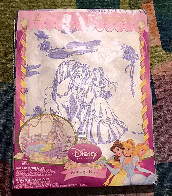 HTF NIP TWIN Size Disney Store Princess Spring Fair Dust Ruffle Bed Skirt