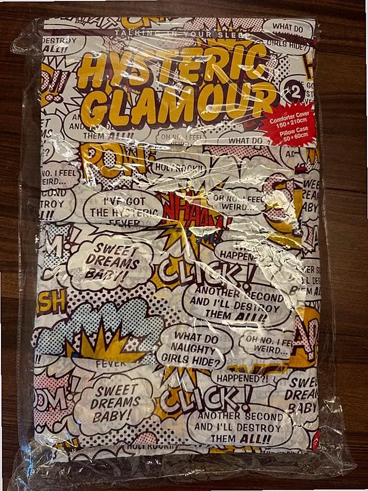 Hysteric Glamour Novelty Bed Sheets & Pillow Covers