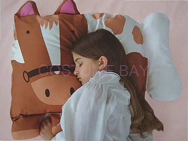 Kids Children Pet Animal Horse Shaped Pillowcase Boys Girls Dinosaur Dog Fish
