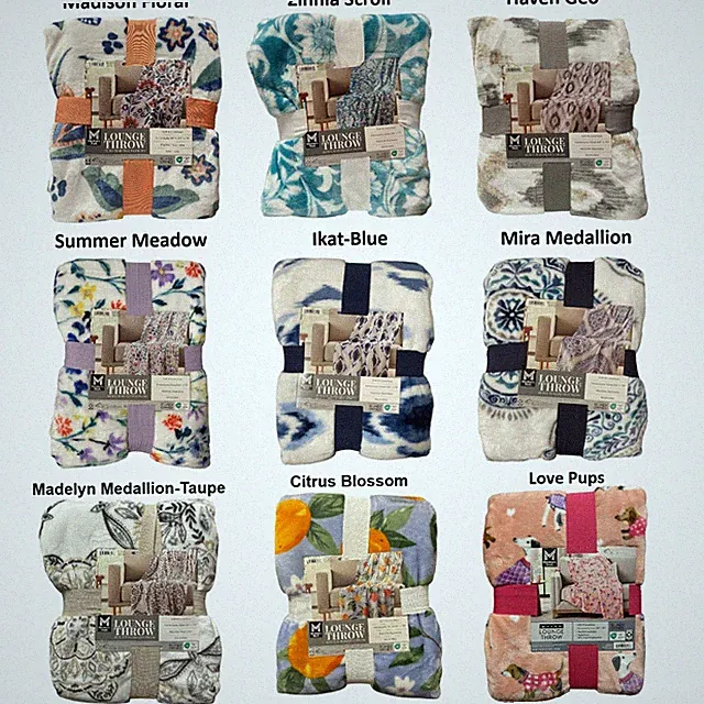 Member's Mark Reversible Oversized Velvety Soft Lounge Throw Blanket, 60" x 70"