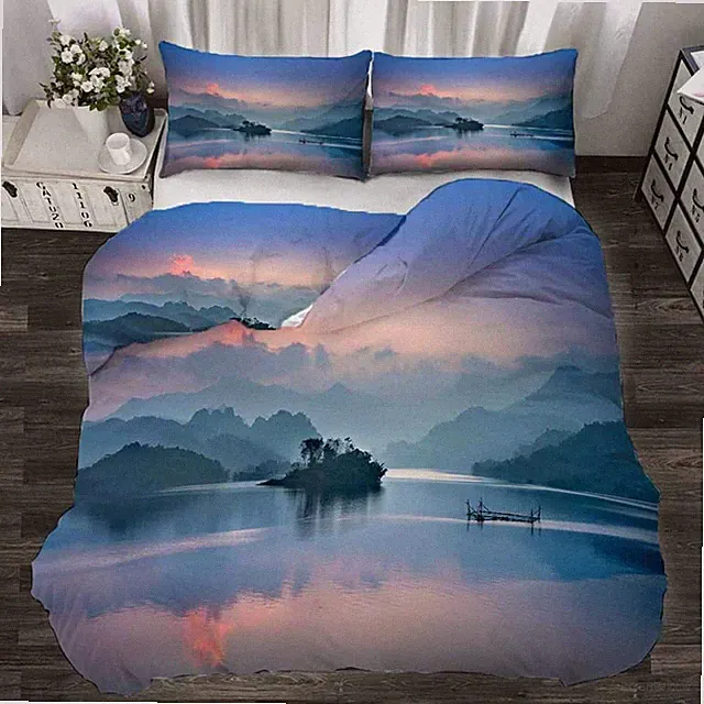 Opposite Nice Ship 3D Printing Duvet Quilt Doona Covers Pillow Case Bedding Sets