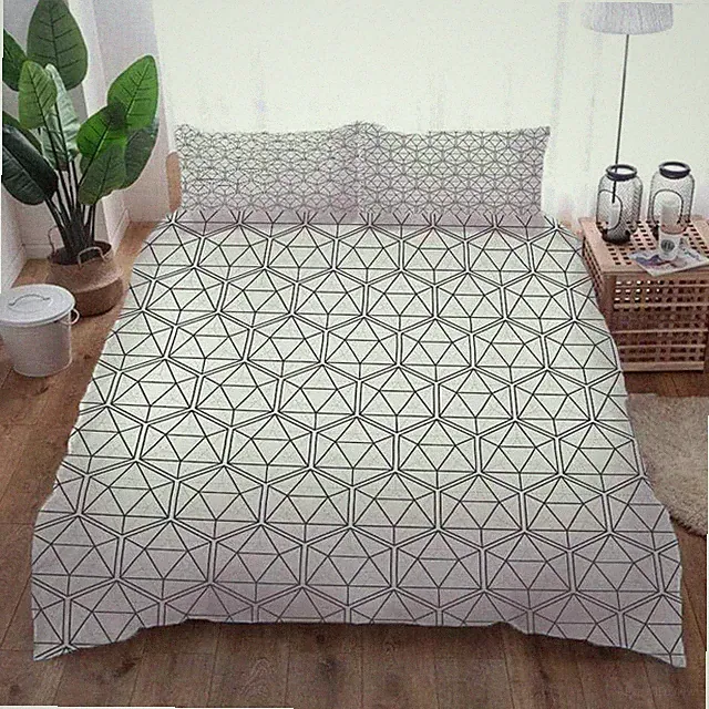 Overall closure 3D Print Duvet Quilt Doona Covers Pillow Case Bedding Sets