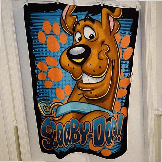 Scooby-Doo Fleece Throw Blanket 2017 Northwest Company 41.5" x 58.5"-pre-owned