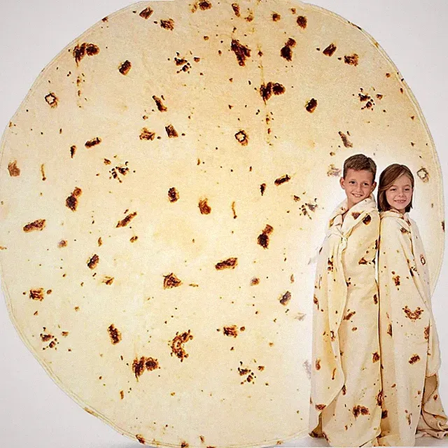 Simple Craft Burrito Tortilla Blanket - 60 Inch 280 GSM