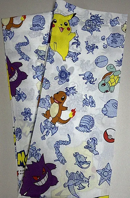 Vintage 1998 Pokemon Twin Flat Bed Sheet Rare NEW